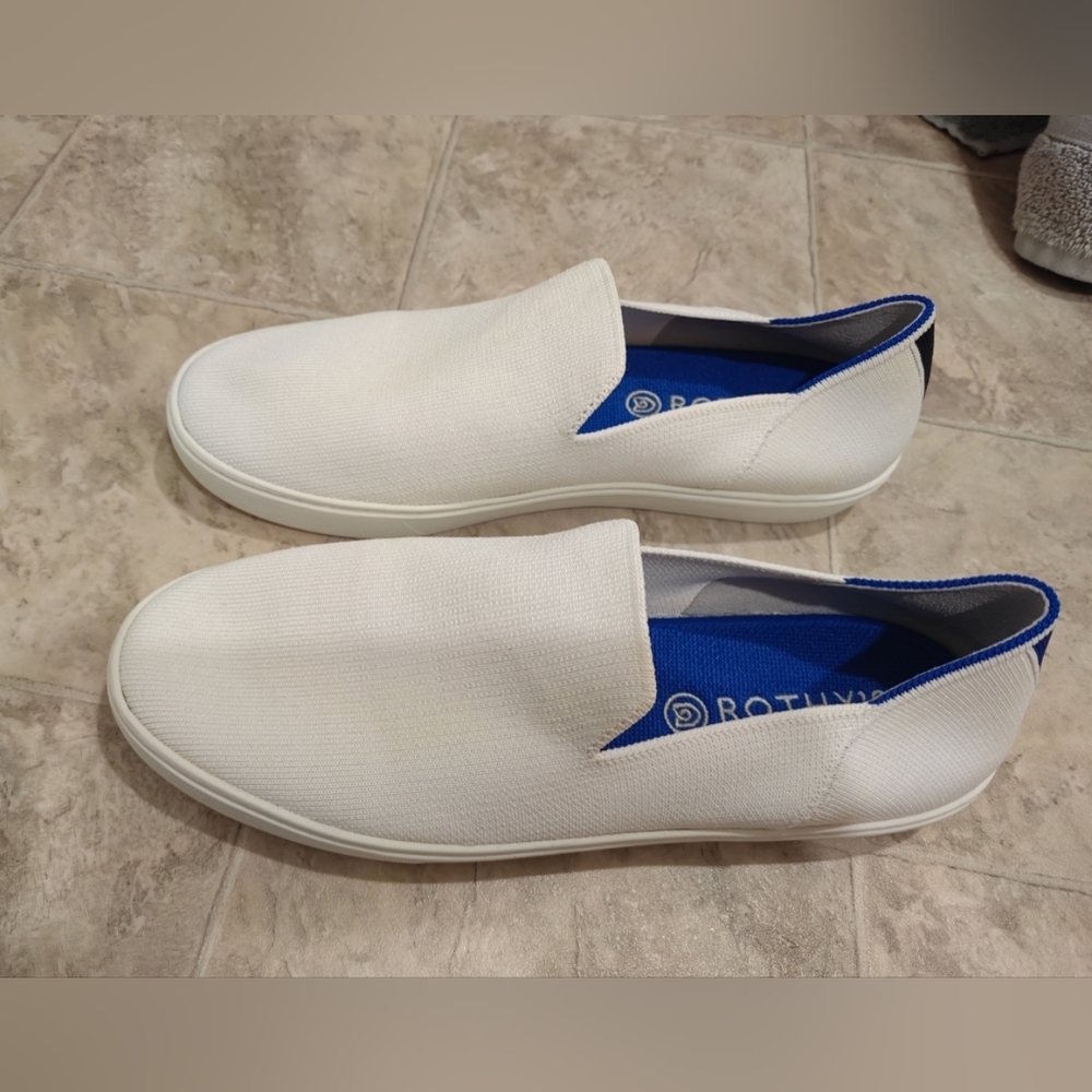 Rothys women’s size 11.5 white slip on sneakers - EUC - Picture 7 of 15